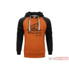 HONDA Making Legends Kapucnis Pulóver Narancssárga