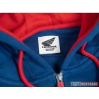 Honda Kék Zipzáras Kapucnis Pulóver