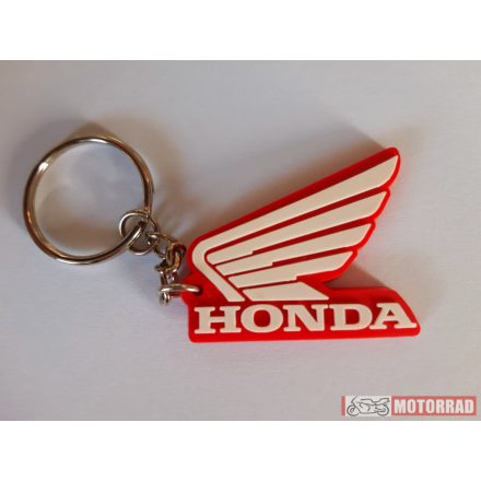 Honda Szárny kulcstartó,piros