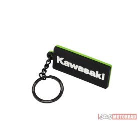 Kawasaki fekete/zöld kulcstartó