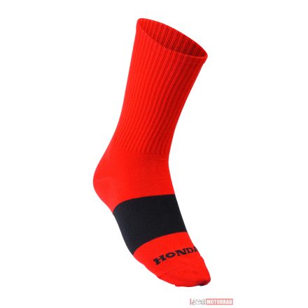 Honda Kenny zokni, piros-fekete
