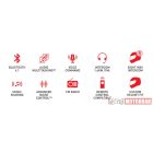 SMART HJC 20B mat black Bluetooth sisak szett