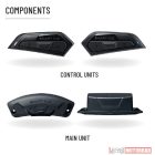 SMART HJC 50B mat black Bluetooth sisak szett