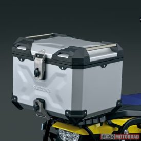 Aluminium-Topcase 38l, ezüst