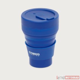 YAMAHA Paddock Blue összecsukható pohár, fedéllel